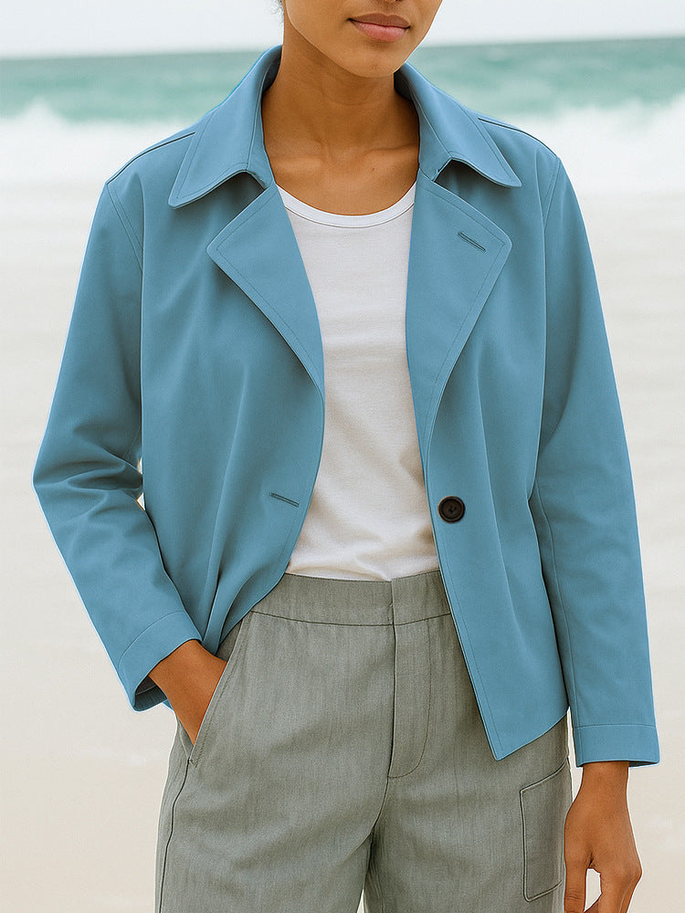SS Women’s Trench coat Light blue