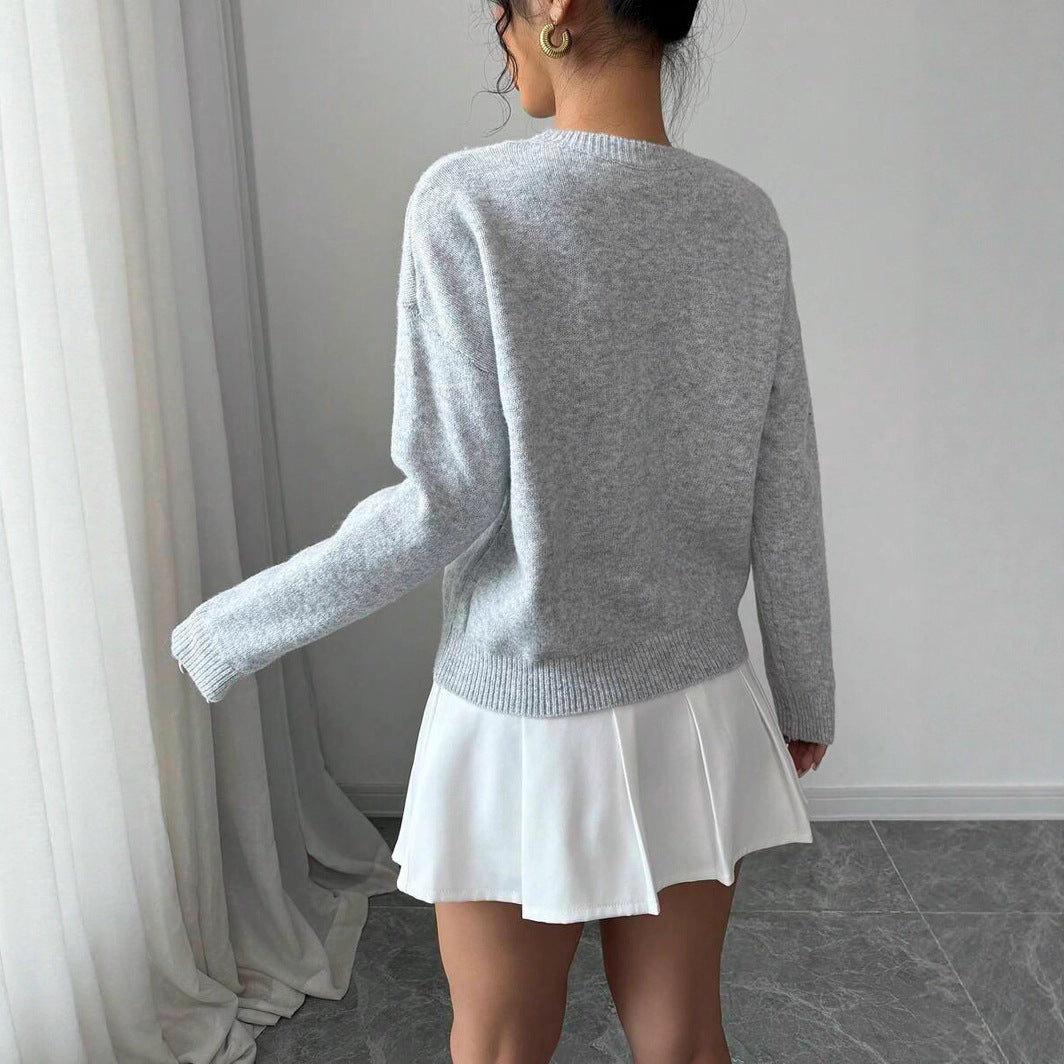 SS Flower Sweater