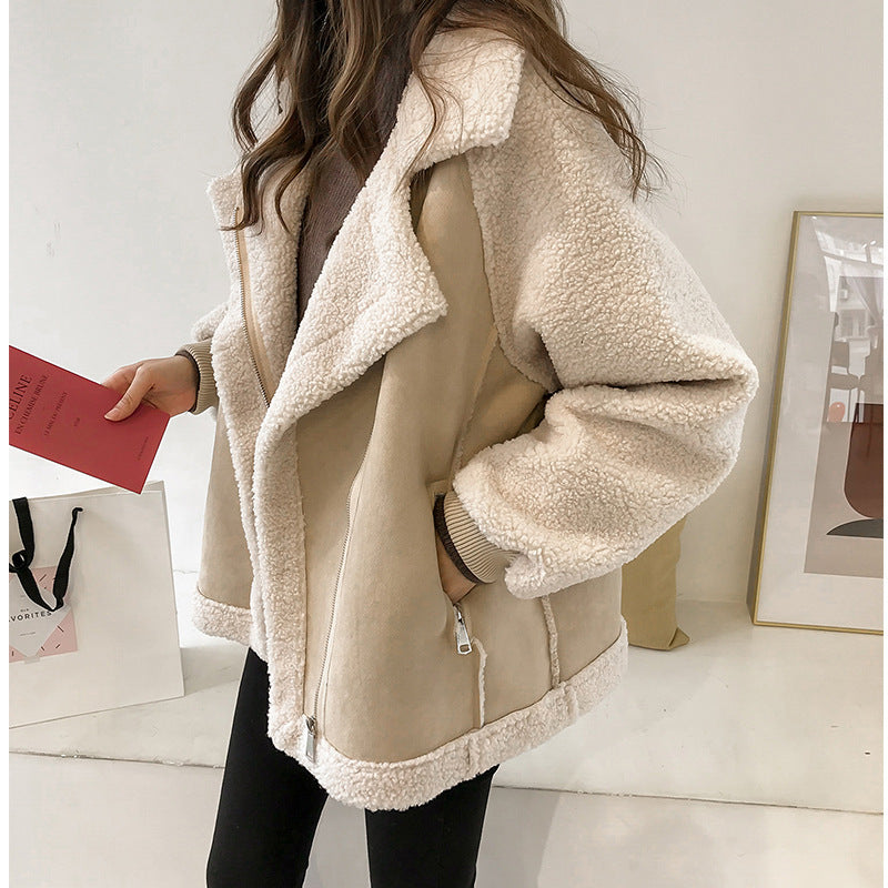 SS Suede Lamps Jacket Beige