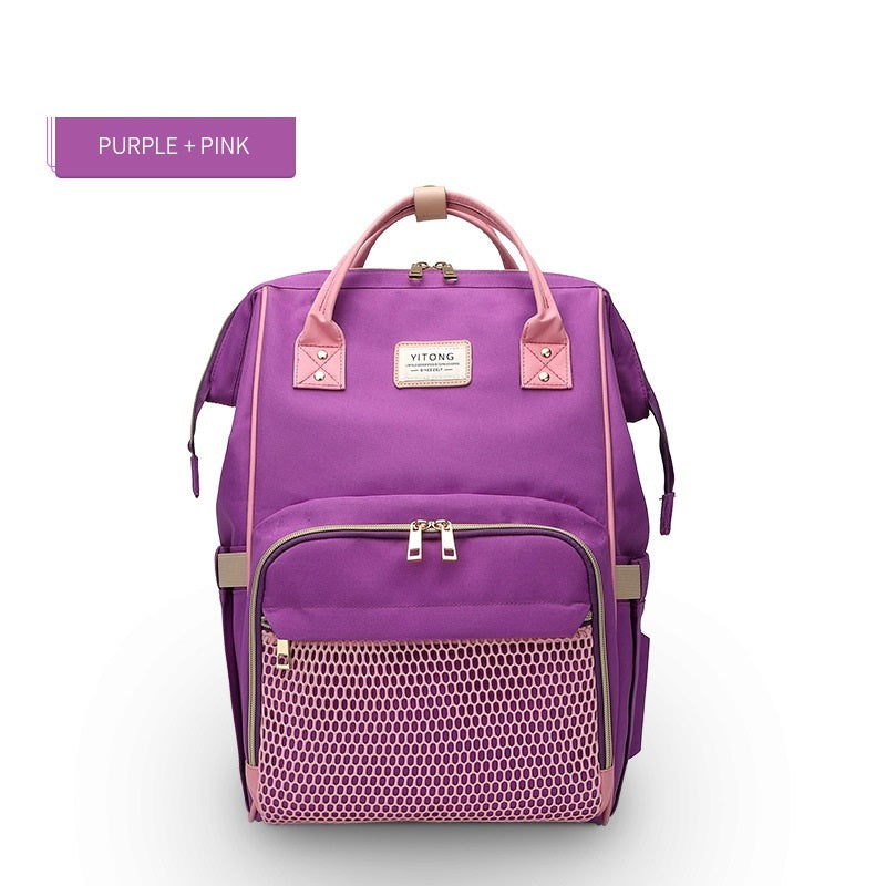 SS Maternity Nappy Bag Purple powder