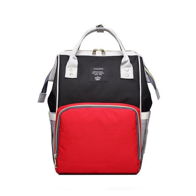 SS Maternity Nappy Bag Red black