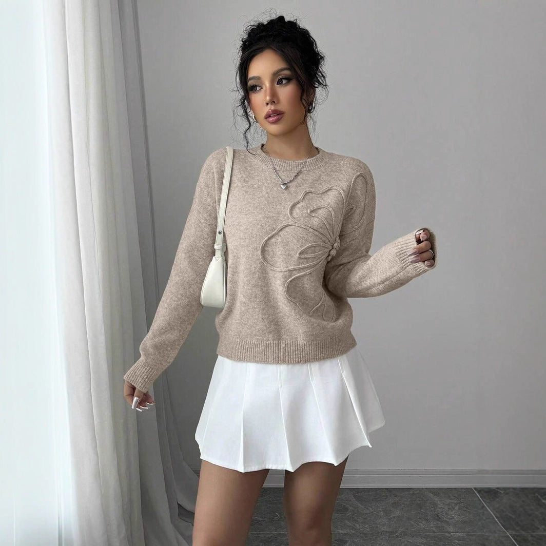 SS Flower Sweater