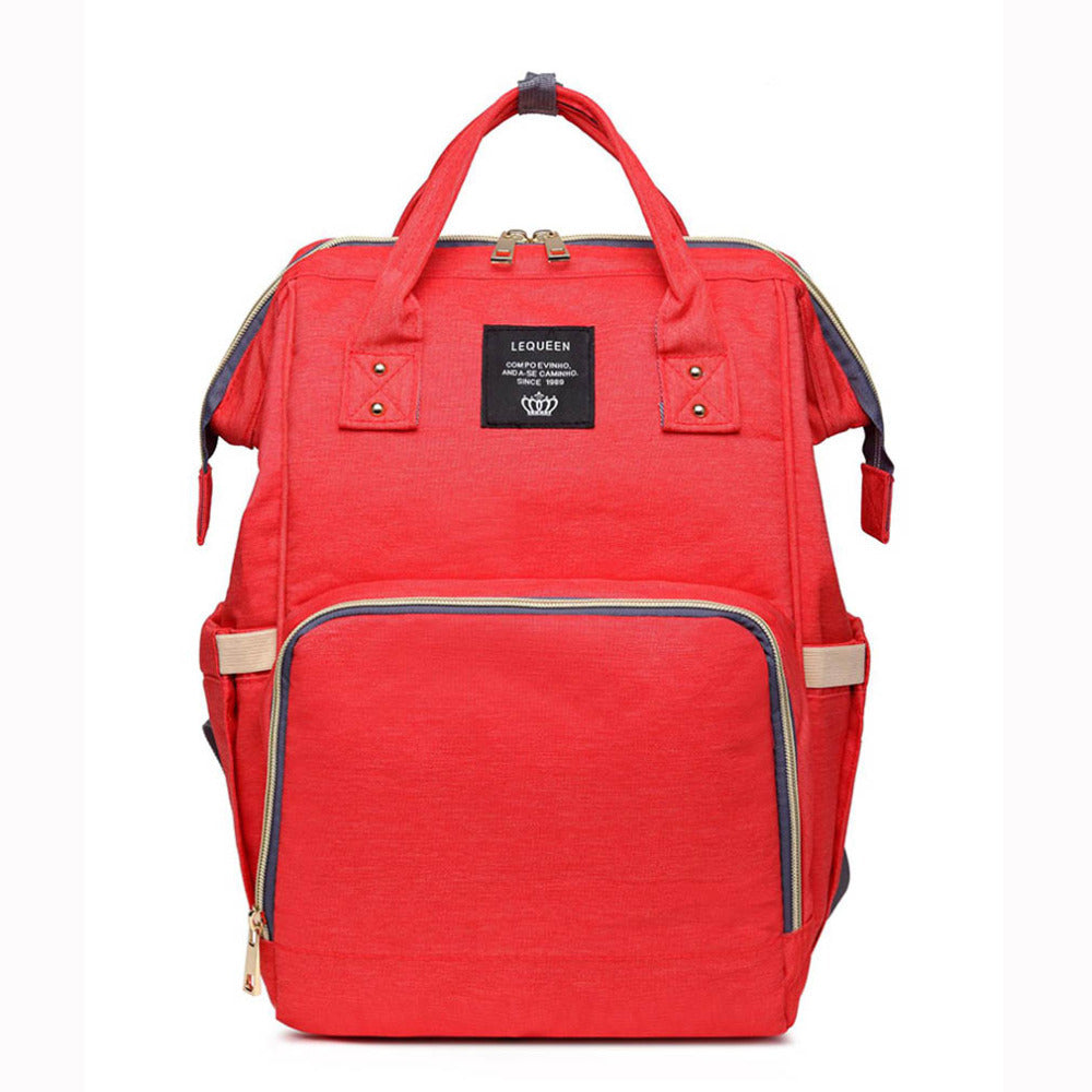 SS Maternity Nappy Bag Orange Red