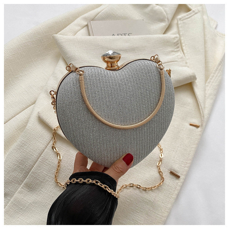 SS Hart Clutch Bag Silver