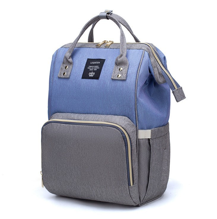 SS Maternity Nappy Bag Light Blue Grey