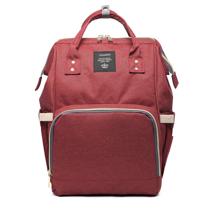 SS Maternity Nappy Bag Wine Red