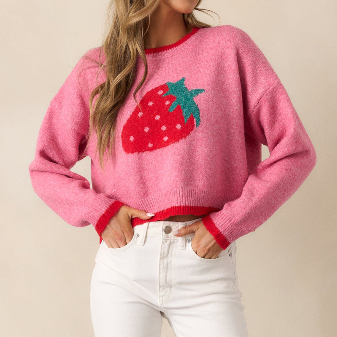 SS Strawberry Sweater