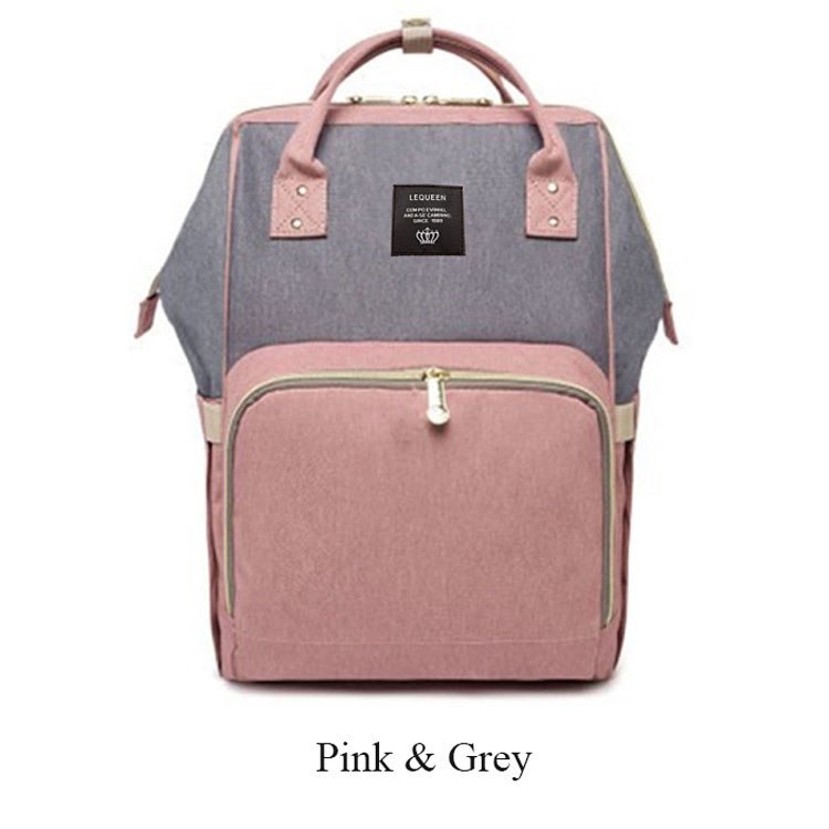 SS Maternity Nappy Bag Pink gray
