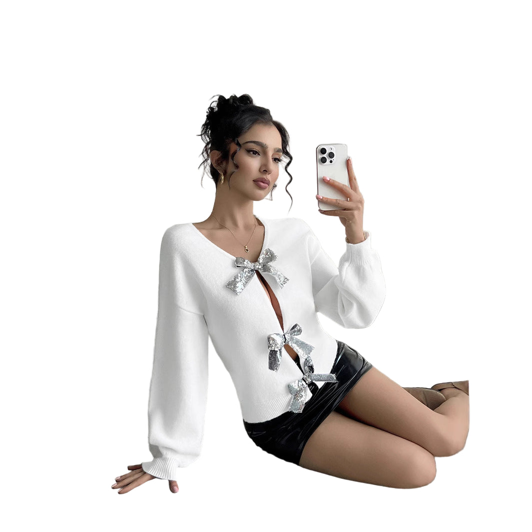 SS Bowknot Sweater