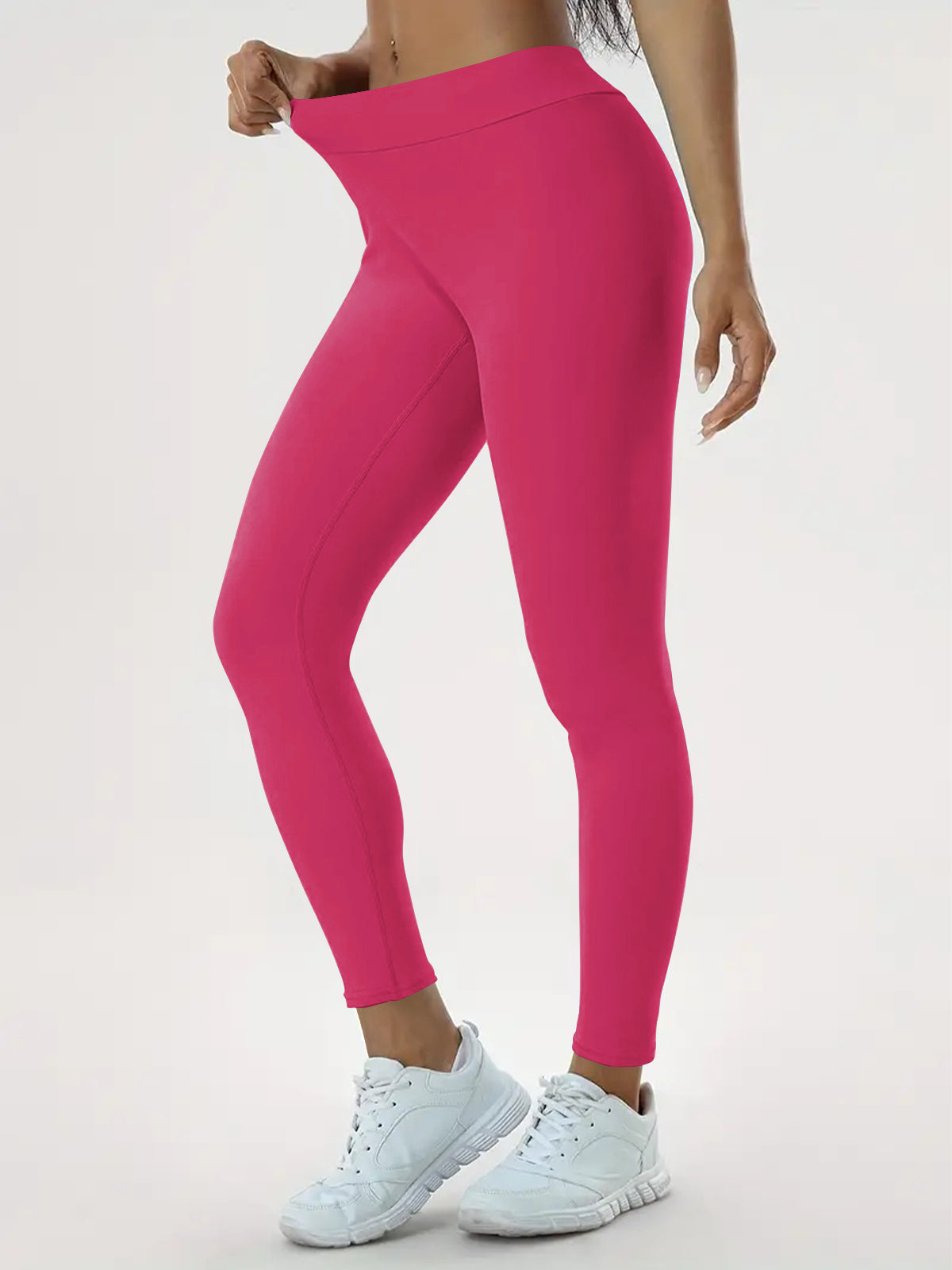 SS Yoga Pants Rose Red