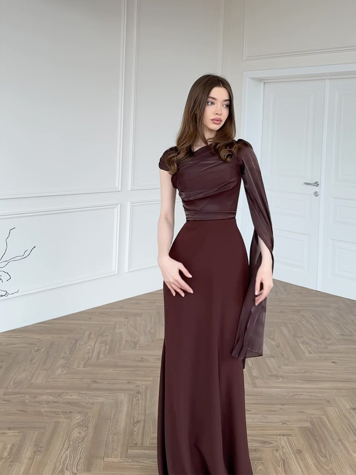SS Elegant Satin Dress