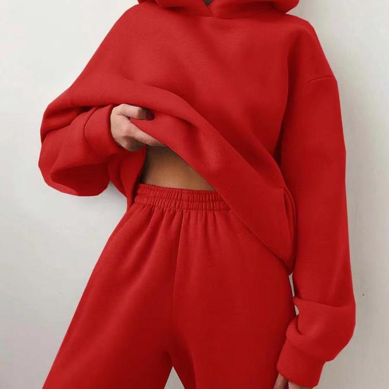 SS Two-piece Suit Red