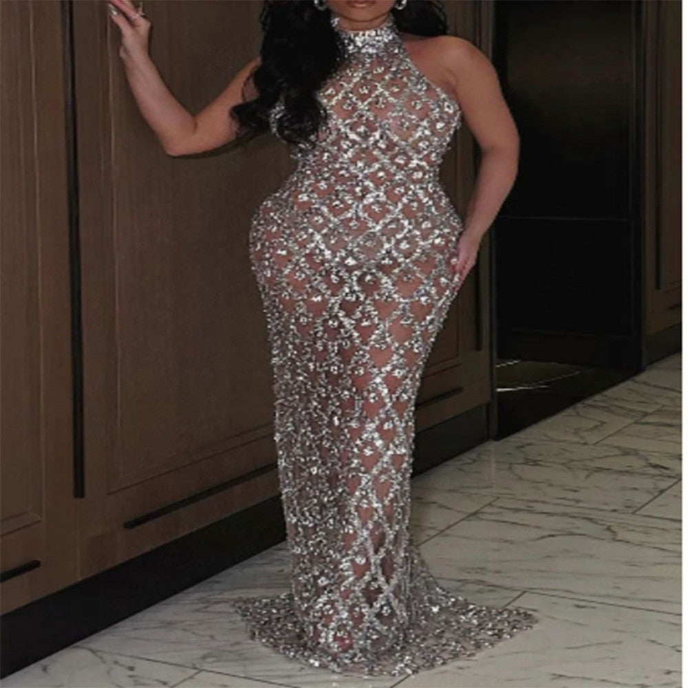 Women's Sheath Small Trailing Dress