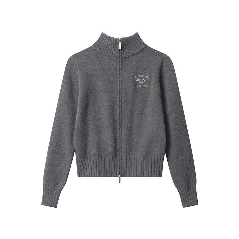 Women's Short Hot Girl Letter Embroidery Sweater