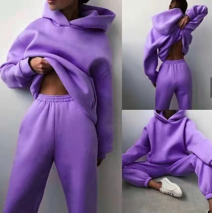 SS Two-piece Suit Purple