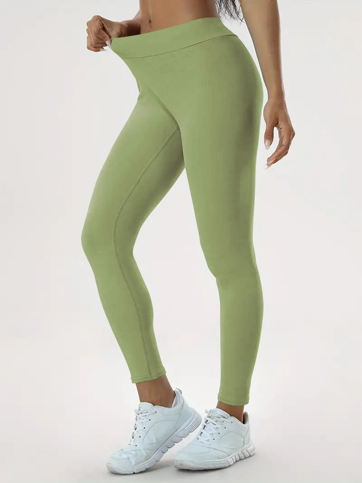 SS Yoga Pants Army Green