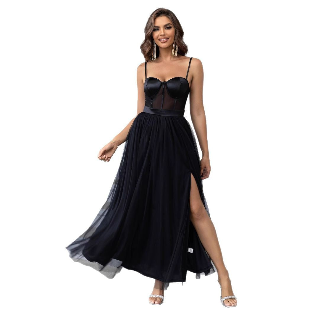 Chiffon Slim-fit Oblique