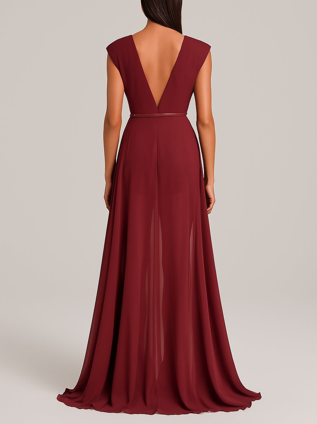SS Burgundy Dress