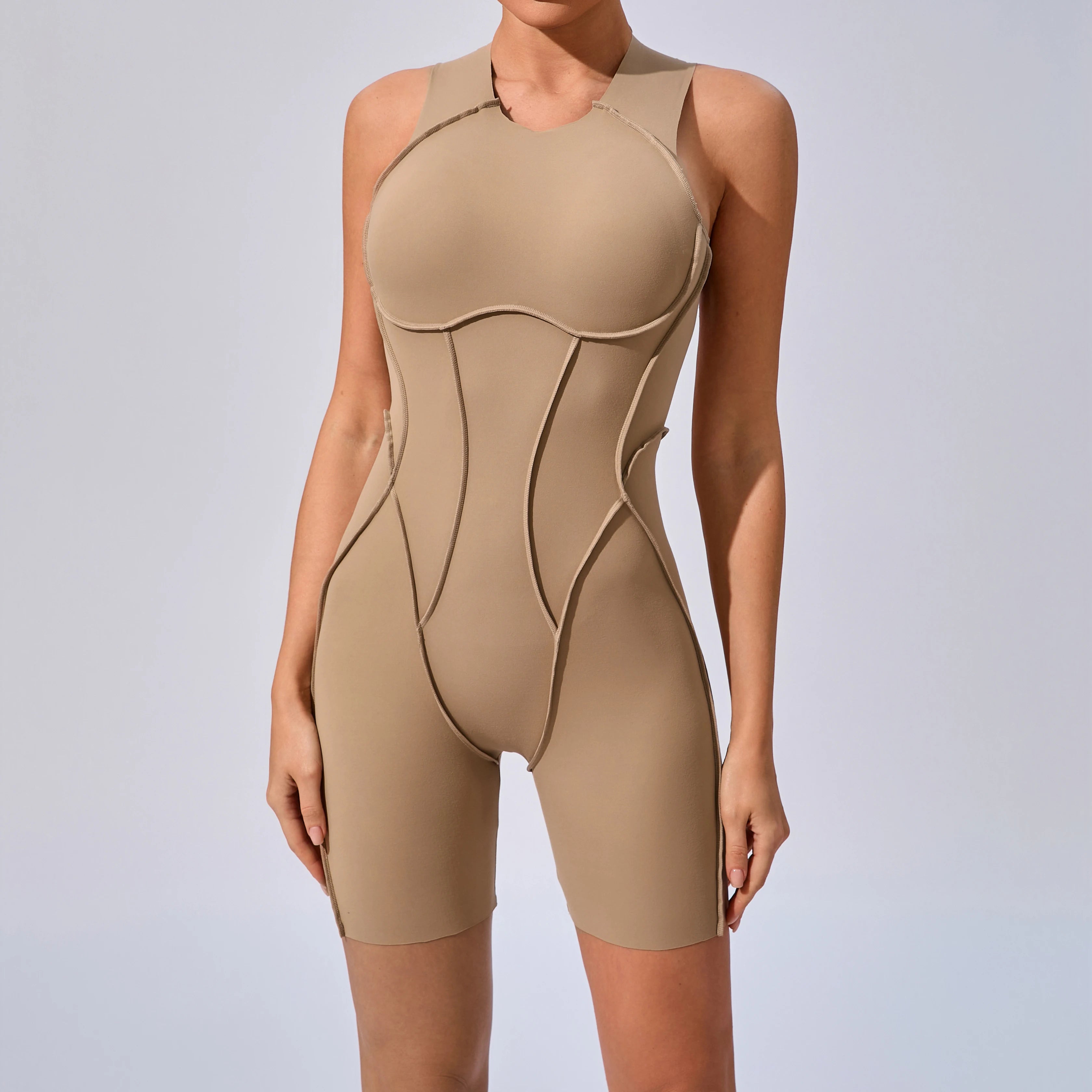 SS Sport Jumpsuit Khaki