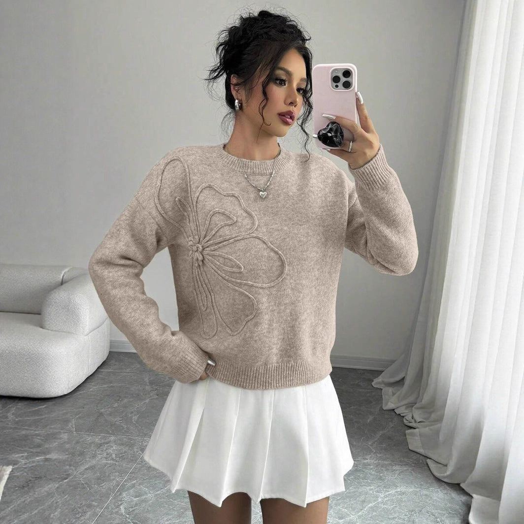 SS Flower Sweater