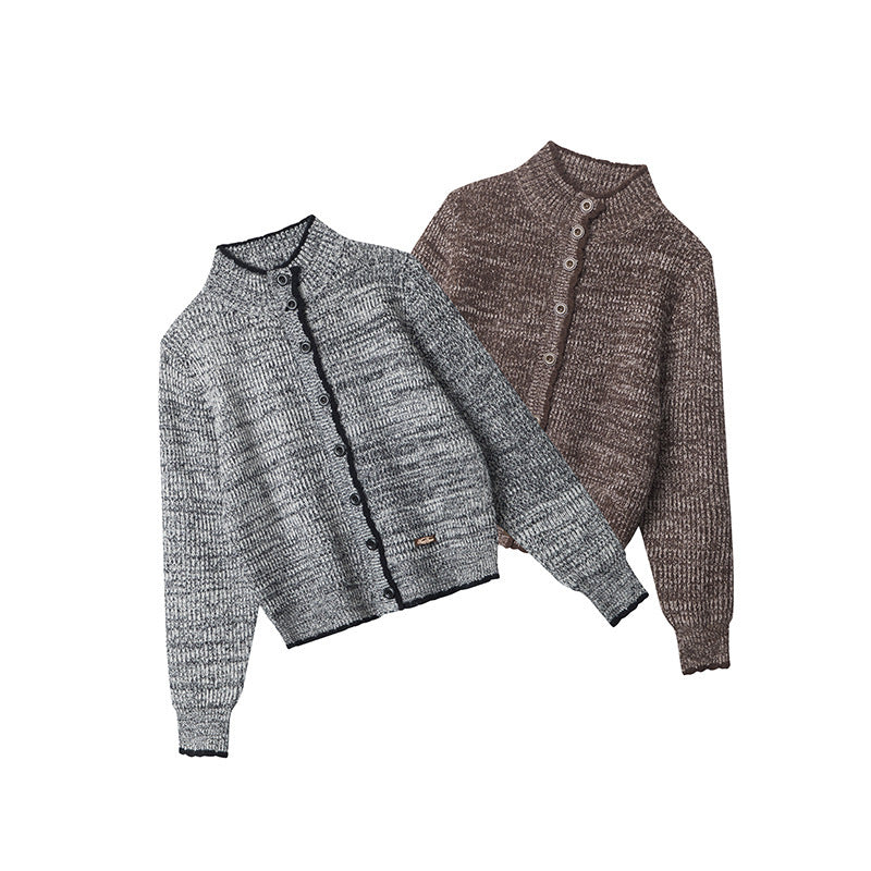 Autumn Retro Short Sweater