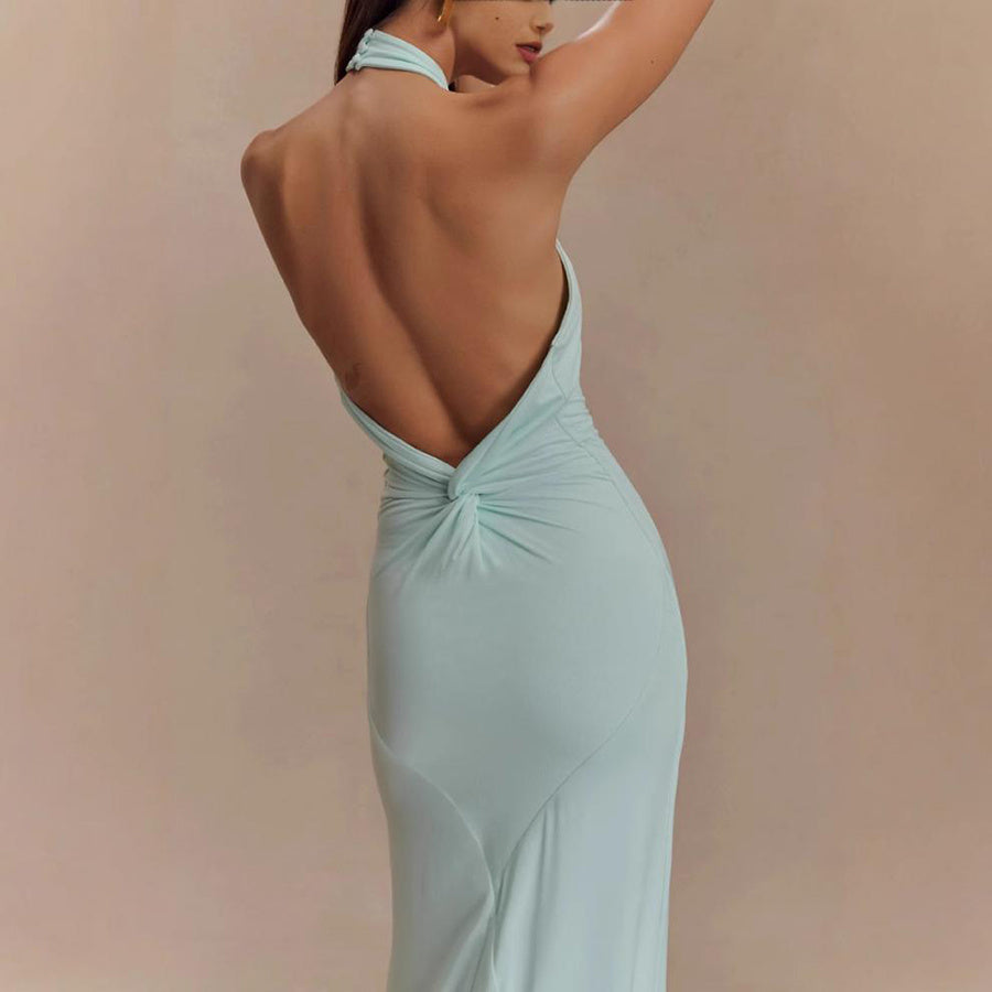 Bodycon Halter Maxi Dresses
