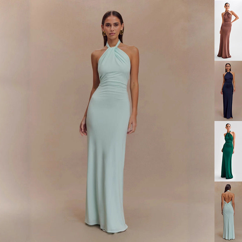 Bodycon Halter Maxi Dresses