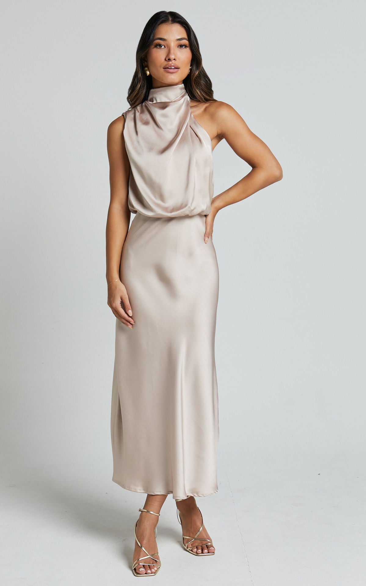 SS Elegant Evening Dress champagne