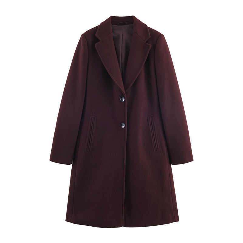 SS Fall Soft Padded Shoulder Overcoat