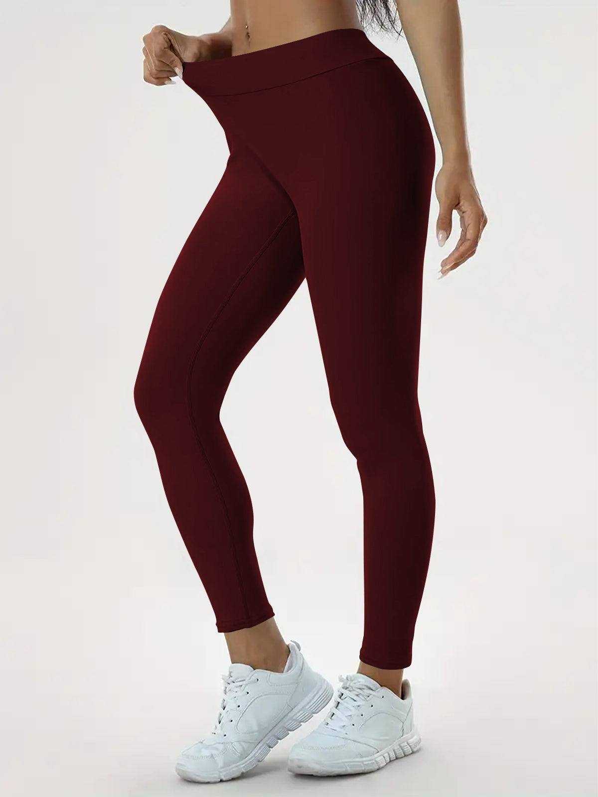 SS Yoga Pants Wine Red