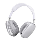 Gaming Wireless Headphones With Mic Noise Cancelling Silver