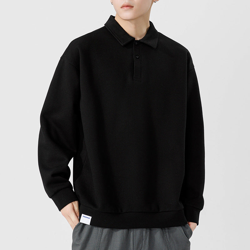 Men’s Polo Collar Pullover