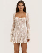 SS Lace Dress Apricot