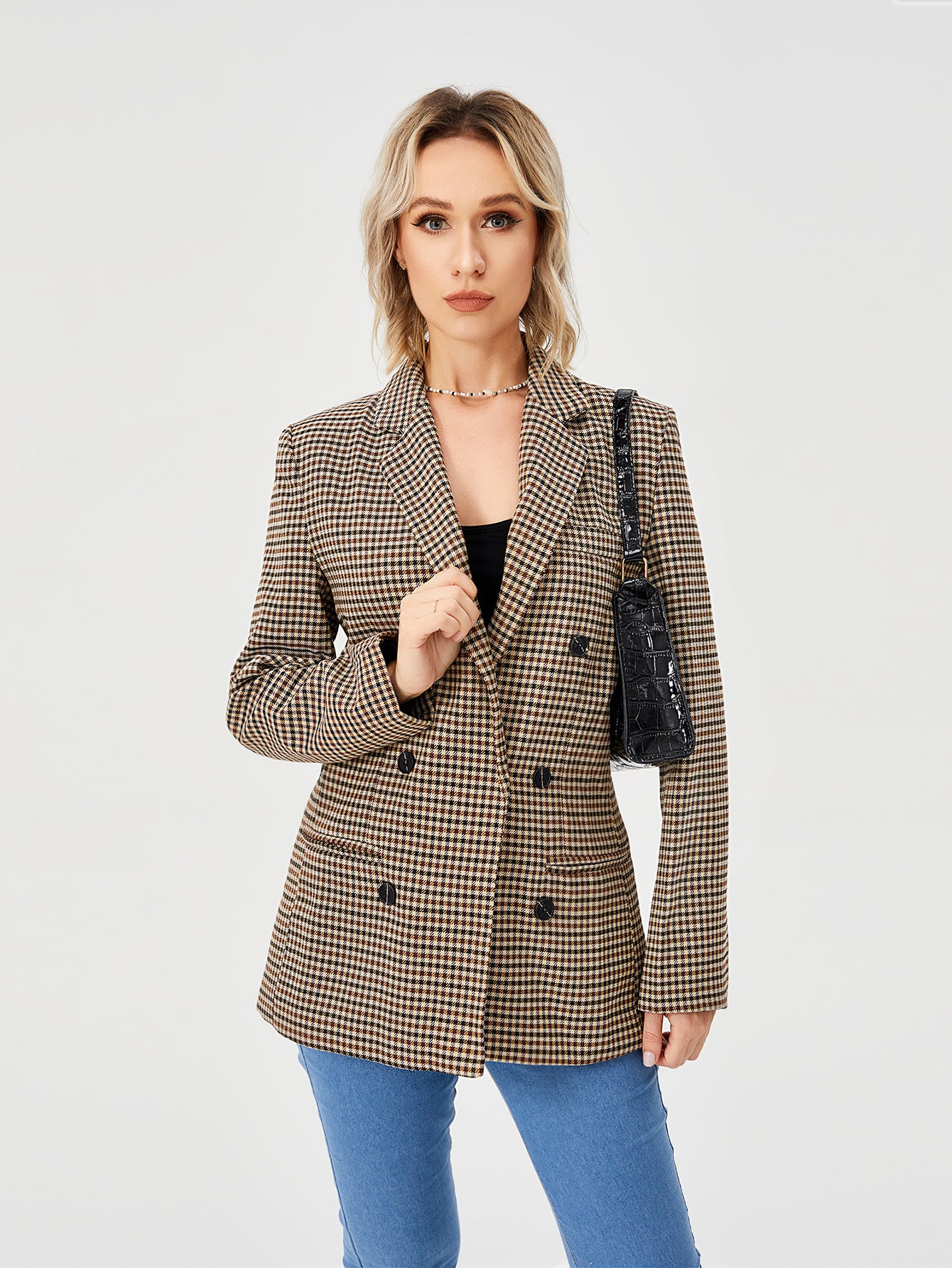 Womens Casual Blazer Jacket