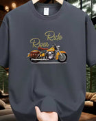 SS Printed T-shirt 2PC Dark Grey