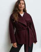 SS Autumn And Winter Coat Wine red