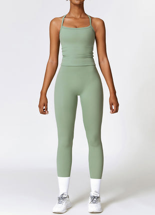 SS Yoga Suit Green