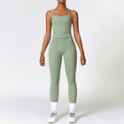 Brushed Yoga Suit Quick-drying Workout Clothes Green