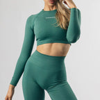 SS Fitness Set Peacock green