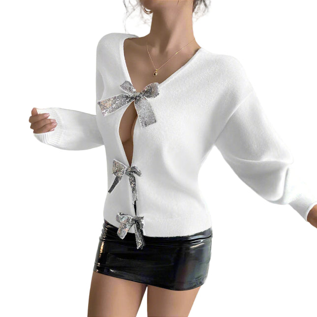 Fashion Bowknot Sweater