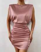 SS Evening Dress pink gold