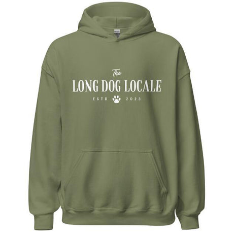 SS LONG DOG Hoodie Army green