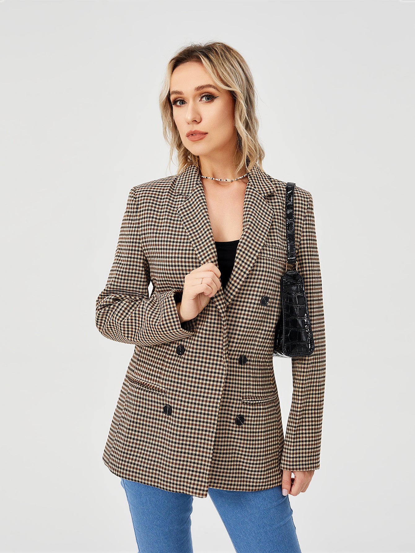 Womens Casual Blazer Jacket