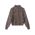 Autumn Retro Short Sweater Brown