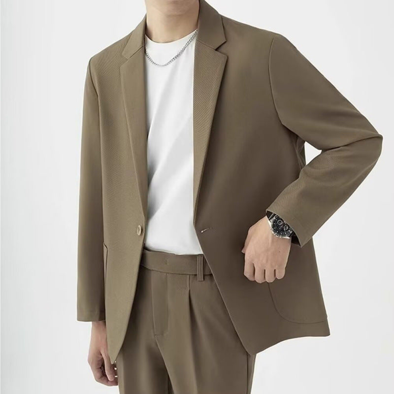Men Loose Drooping Style Suit