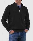 Men's Quarter Zipper Black