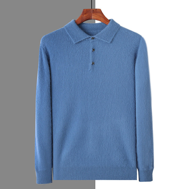 Mink Velvet Sweater sky blue