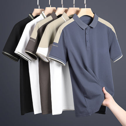 Polo T-shirt Round Neck Loose