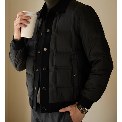 Men's High-end Casual Patchwork Coat