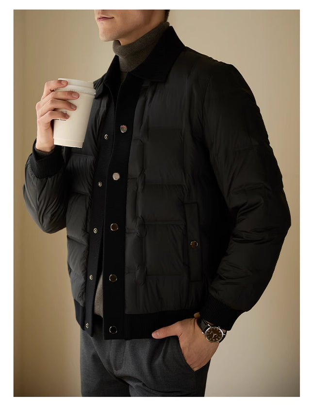 Men's High-end Casual Patchwork Coat
